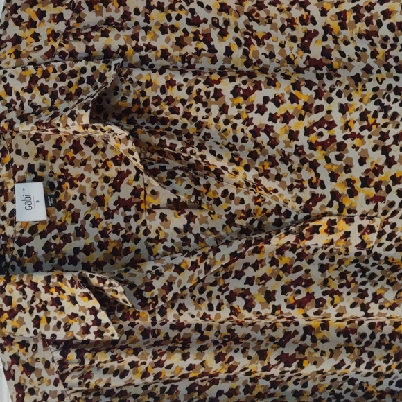 cabi long sleeve multi color blouse - Picture 2 of 6